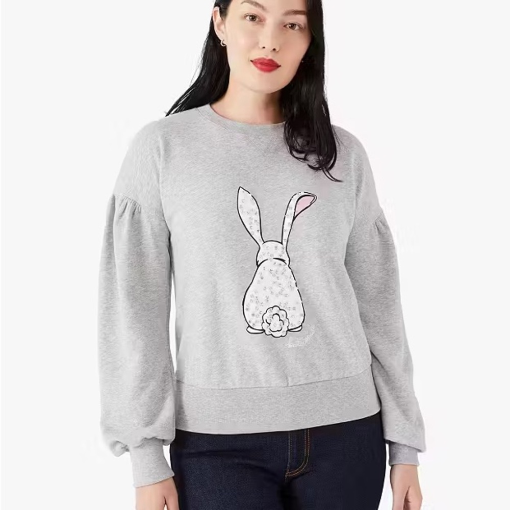 Kate Spade Embellished Bunny Sweatshirt 🐰